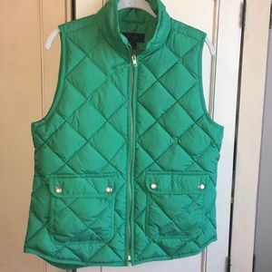 J.Crew Excursion quilted down puffer vest